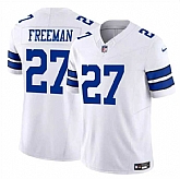 Men & Women & Youth Dallas Cowboys #27 Royce Freeman White 2023 F.U.S.E Vapor Limited Football Stitched Jersey