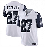 Men & Women & Youth Dallas Cowboys #27 Royce Freeman White Color Rush Limited Football Stitched Jersey