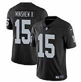 Men & Women & Youth Las Vegas Raiders #15 Gardner Minshew II Black Vapor Football Stitched Jersey,baseball caps,new era cap wholesale,wholesale hats