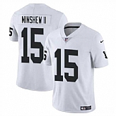 Men & Women & Youth Las Vegas Raiders #15 Gardner Minshew II White Vapor Football Stitched Jersey,baseball caps,new era cap wholesale,wholesale hats