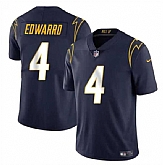 Men & Women & Youth Los Angeles Chargers #4 Gus Edwards Navy Vapor Limited Football Stitched Jersey,baseball caps,new era cap wholesale,wholesale hats
