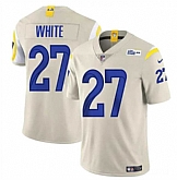 Men & Women & Youth Los Angeles Rams #27 Tre'Davious White Bone Vapor Untouchable Football Stitched Jersey