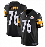 Men & Women & Youth Pittsburgh Steelers #76 Troy Fautanu Black Vapor Untouchable Limited Football Stitched Jersey
