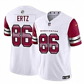 Men & Women & Youth Washington Commanders #86 Zach Ertz White 2023 F.U.S.E. Vapor Limited Football Stitched Jersey