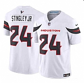 Men's Houston Texans #24 Derek Stingley Jr. White 2024 Vapor F.U.S.E. Limited Football Stitched Jersey Dzhi