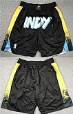 Men's Indiana Pacers Black City Edition Shorts (Run Small)