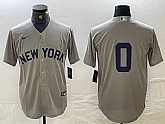 Men's New York Yankees #0 Marcus Stroman Grey Cool Base Stitched Baseball Jersey,baseball caps,new era cap wholesale,wholesale hats