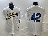 Men's Oakland Athletics #42 Jackie Robinson White Cool Base Stitched Baseball Jersey,baseball caps,new era cap wholesale,wholesale hats