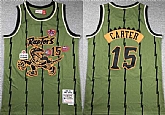 Men's Toronto Raptors #15 Vince Carter Green 1998-99 Throwback Stitched Jersey Mixiu