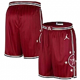 Jordan Brand 2024 NBA All-Star Game Red Swingman Shorts Dzhi,baseball caps,new era cap wholesale,wholesale hats