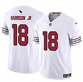 Men & Women & Youth Arizona Cardinals #18 Marvin Harrison Jr White 2024 Draft F.U.S.E. Vapor Untouchable Limited Stitched Jersey,baseball caps,new era cap wholesale,wholesale hats