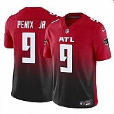 Men & Women & Youth Atlanta Falcons #9 Michael Penix Jr Red Black 2024 Draft F.U.S.E. Vapor Untouchable Limited Stitched Jersey,baseball caps,new era cap wholesale,wholesale hats