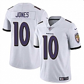 Men & Women & Youth Baltimore Ravens #10 Emory Jones White Vapor Limited Jersey,baseball caps,new era cap wholesale,wholesale hats