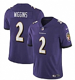 Men & Women & Youth Baltimore Ravens #2 Nate Wiggins Purple 2024 Draft Vapor Limited Jersey,baseball caps,new era cap wholesale,wholesale hats