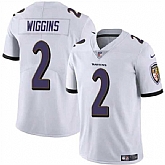 Men & Women & Youth Baltimore Ravens #2 Nate Wiggins White 2024 Draft Vapor Limited Jersey,baseball caps,new era cap wholesale,wholesale hats