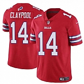 Men & Women & Youth Buffalo Bills #14 Chase Claypool Red 2024 Vapor Untouchable Limited Stitched Jersey,baseball caps,new era cap wholesale,wholesale hats