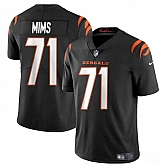 Men & Women & Youth Cincinnati Bengals #71 Amarius Mims Black 2024 Draft Vapor Untouchable Limited Stitched Jersey,baseball caps,new era cap wholesale,wholesale hats