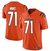 Men & Women & Youth Cincinnati Bengals #71 Amarius Mims Orange 2024 Draft Vapor Untouchable Limited Stitched Jersey,baseball caps,new era cap wholesale,wholesale hats