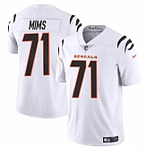 Men & Women & Youth Cincinnati Bengals #71 Amarius Mims White 2024 Draft Vapor Untouchable Limited Stitched Jersey,baseball caps,new era cap wholesale,wholesale hats