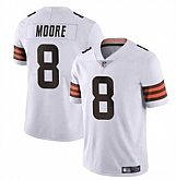 Men & Women & Youth Cleveland Browns #8 Elijah Moore White Vapor Limited Stitched Jersey,baseball caps,new era cap wholesale,wholesale hats