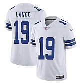 Men & Women & Youth Dallas Cowboys #19 Trey Lance White Vapor Untouchable Limited Stitched Jersey,baseball caps,new era cap wholesale,wholesale hats