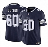 Men & Women & Youth Dallas Cowboys #60 Tyler Guyton Navy 2024 Draft F.U.S.E Vapor Untouchable Limited Stitched Jersey,baseball caps,new era cap wholesale,wholesale hats