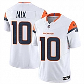 Men & Women & Youth Denver Broncos #10 Bo Nix White 2024 Draft F.U.S.E. Vapor Limited Stitched Jersey,baseball caps,new era cap wholesale,wholesale hats