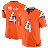 Men & Women & Youth Denver Broncos #4 Zach Wilson Orange 2024 F.U.S.E. Vapor Limited Stitched Jersey,baseball caps,new era cap wholesale,wholesale hats