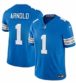 Men & Women & Youth Detroit Lions #1 Terrion Arnold New Blue 2024 Draft F.U.S.E. Vapor Limited Stitched Jersey,baseball caps,new era cap wholesale,wholesale hats