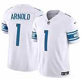 Men & Women & Youth Detroit Lions #1 Terrion Arnold White 2024 Draft F.U.S.E. Vapor Untouchable Limited Stitched Jersey,baseball caps,new era cap wholesale,wholesale hats