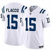 Men & Women & Youth Indianapolis Colts #15 Joe Flacco White 2024 F.U.S.E. Vapor Limited Stitched Jersey,baseball caps,new era cap wholesale,wholesale hats