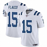 Men & Women & Youth Indianapolis Colts #15 Joe Flacco White Vapor Limited Stitched Jersey,baseball caps,new era cap wholesale,wholesale hats