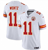 Men & Women & Youth Kansas City Chiefs #11 Carson Wentz White Vapor Untouchable Limited Stitched Jersey,baseball caps,new era cap wholesale,wholesale hats