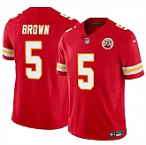 Men & Women & Youth Kansas City Chiefs #5 Hollywood Brown Red 2023 F.U.S.E Vapor Untouchable Limited Stitched Jersey,baseball caps,new era cap wholesale,wholesale hats