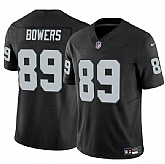 Men & Women & Youth Las Vegas Raiders #89 Brock Bowers Black 2024 Draft F.U.S.E. Vapor Stitched Jersey,baseball caps,new era cap wholesale,wholesale hats