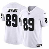 Men & Women & Youth Las Vegas Raiders #89 Brock Bowers White 2024 Draft F.U.S.E. Vapor Stitched Jersey,baseball caps,new era cap wholesale,wholesale hats