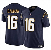 Men & Women & Youth Los Angeles Chargers #16 Casey Bauman Navy 2024 F.U.S.E. Vapor Limited Stitched Jersey,baseball caps,new era cap wholesale,wholesale hats