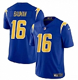 Men & Women & Youth Los Angeles Chargers #16 Casey Bauman Royal 2024 Vapor Limited Stitched Jersey,baseball caps,new era cap wholesale,wholesale hats