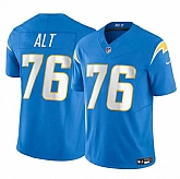 Men & Women & Youth Los Angeles Chargers #76 Joe Alt Light Blue 2024 Draft F.U.S.E. Vapor Limited Stitched Jersey,baseball caps,new era cap wholesale,wholesale hats