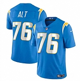 Men & Women & Youth Los Angeles Chargers #76 Joe Alt Light Blue Vapor Limited Stitched Jersey,baseball caps,new era cap wholesale,wholesale hats