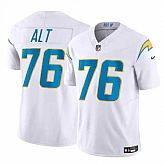 Men & Women & Youth Los Angeles Chargers #76 Joe Alt White 2024 Draft F.U.S.E. Vapor Limited Stitched Jersey,baseball caps,new era cap wholesale,wholesale hats