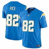 Men & Women & Youth Los Angeles Chargers #82 Brenden Rice Light Blue 2024 Draft F.U.S.E. Vapor Limited Stitched Jersey,baseball caps,new era cap wholesale,wholesale hats