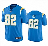 Men & Women & Youth Los Angeles Chargers #82 Brenden Rice Light Blue 2024 Draft Vapor Limited Stitched Jersey,baseball caps,new era cap wholesale,wholesale hats