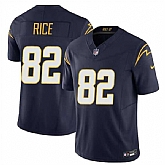 Men & Women & Youth Los Angeles Chargers #82 Brenden Rice Navy 2024 Draft F.U.S.E. Vapor Limited Stitched Jersey,baseball caps,new era cap wholesale,wholesale hats