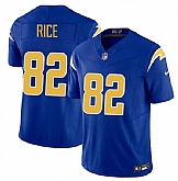 Men & Women & Youth Los Angeles Chargers #82 Brenden Rice Royal 2024 Draft F.U.S.E. Vapor Limited Stitched Jersey,baseball caps,new era cap wholesale,wholesale hats