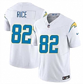 Men & Women & Youth Los Angeles Chargers #82 Brenden Rice White 2024 Draft F.U.S.E. Vapor Limited Stitched Jersey,baseball caps,new era cap wholesale,wholesale hats