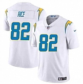 Men & Women & Youth Los Angeles Chargers #82 Brenden Rice White 2024 Draft Vapor Limited Stitched Jersey,baseball caps,new era cap wholesale,wholesale hats