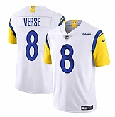 Men & Women & Youth Los Angeles Rams #8 Jared Verse White 2024 Draft Vapor Untouchable Stitched Jersey,baseball caps,new era cap wholesale,wholesale hats