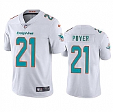 Men & Women & Youth Miami Dolphins #21 Jordan Poyer White Vapor Limited Stitched Jersey,baseball caps,new era cap wholesale,wholesale hats