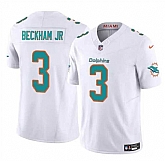 Men & Women & Youth Miami Dolphins #3 Odell Beckham Jr White 2023 F.U.S.E Vapor Limited Stitched Jersey,baseball caps,new era cap wholesale,wholesale hats